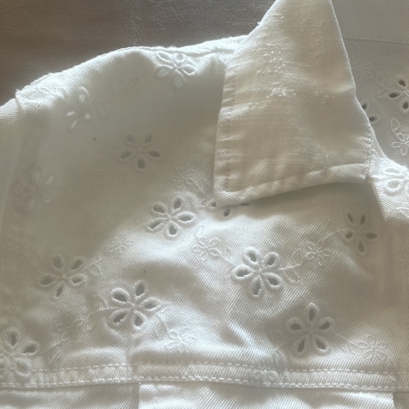 White soft jean jacket - Picture 4 of 6